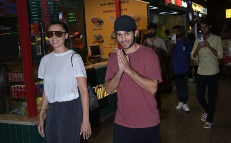 Emily Shah and Mena Massoud Arrive in India for New Projects