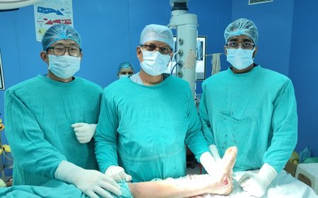 25-Year-Old Ankit's Leg Surgery Successful at SRN Hospital