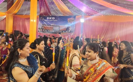 SKD Group of Education Celebrates Navratri with a Two-Day Dandiya Festival