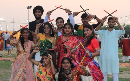 Study Hall College Hosts Dandiya Night 2025 with Festive Spirit