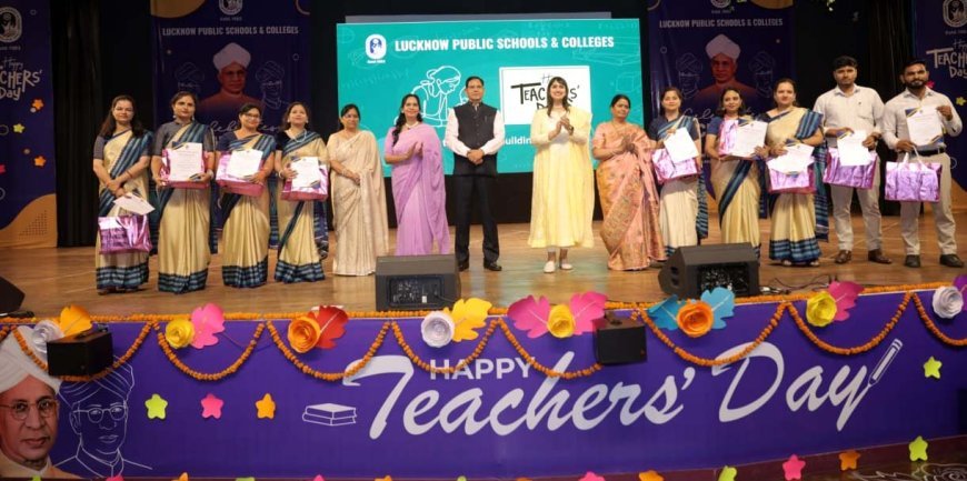 Lucknow Public School :MP Dr. S.P. Singh Honors LPS Teachers on Teacher's Day