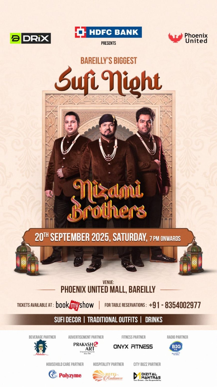 ‘Sufi Night’ to be held in Bareilly – Nizami Brothers to give a memorable performance