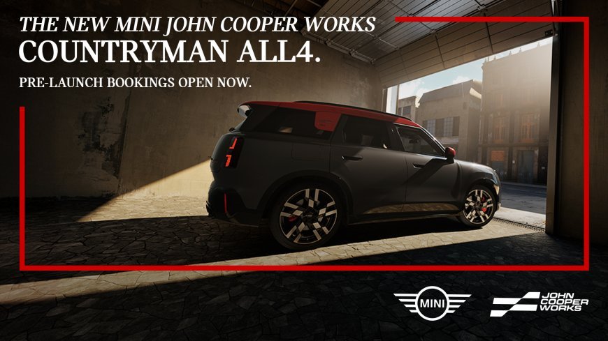 Pre-Bookings Open for the New MINI John Cooper Works Countryman ALL4