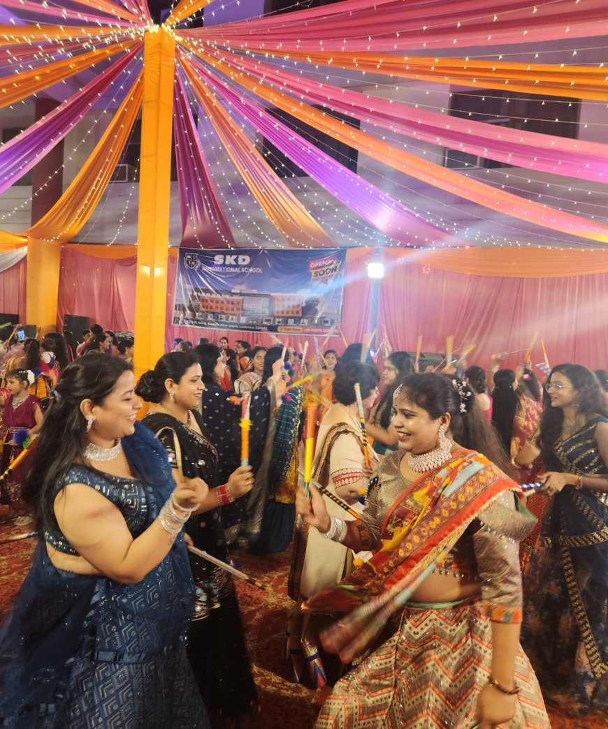 SKD Group of Education Celebrates Navratri with a Two-Day Dandiya Festival