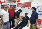 250 Rotarians gave life by donating blood on Rotary Service Day