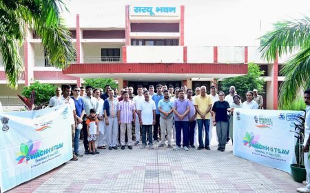 Prabhat Ferry Organized at NTPC Tanda as Part of Swachhotsav Initiative
