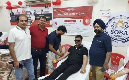 250 Rotarians gave life by donating blood on Rotary Service Day