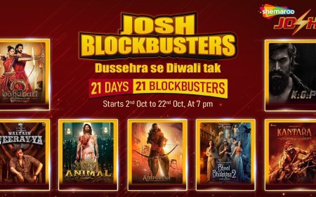 Shemaroo Josh’s 21-Day Festive Movie Extravaganza from Dussehra to Diwali!