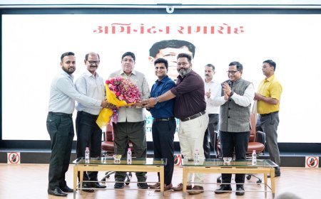 Grand welcome and honour to IFFCO family Chairman Dilip Sanghani