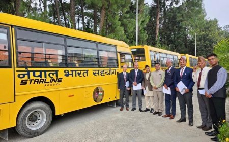 India Gifts 81 School Buses to Nepal's Educational Institutions