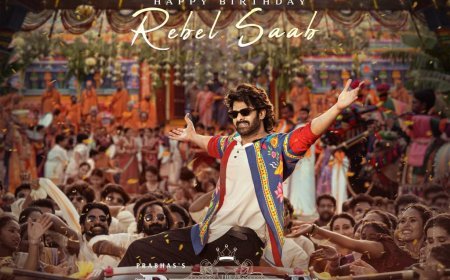 Prabhas Shines in New Poster for The RajaSaab as Celebration