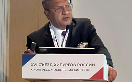 Dr. Probal will participate in the 16th Congress of Russian Surgeons held in Moscow