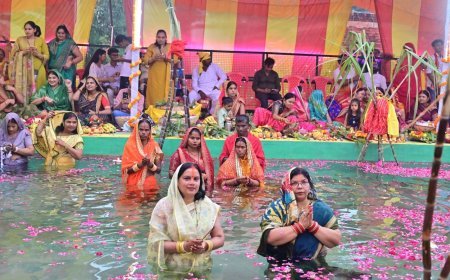 IFFCO: Chhath Puja Celebration at Township Ghiyanagar