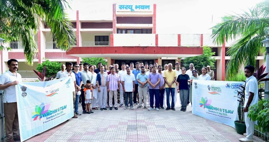 Prabhat Ferry Organized at NTPC Tanda as Part of Swachhotsav Initiative