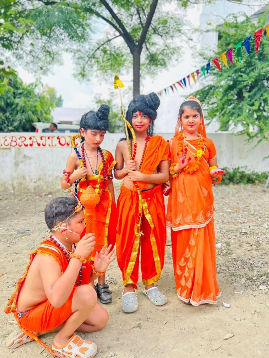 All branches of Awadh Collegiate celebrated Navratri, Dussehra, and Gandhi Jayanti