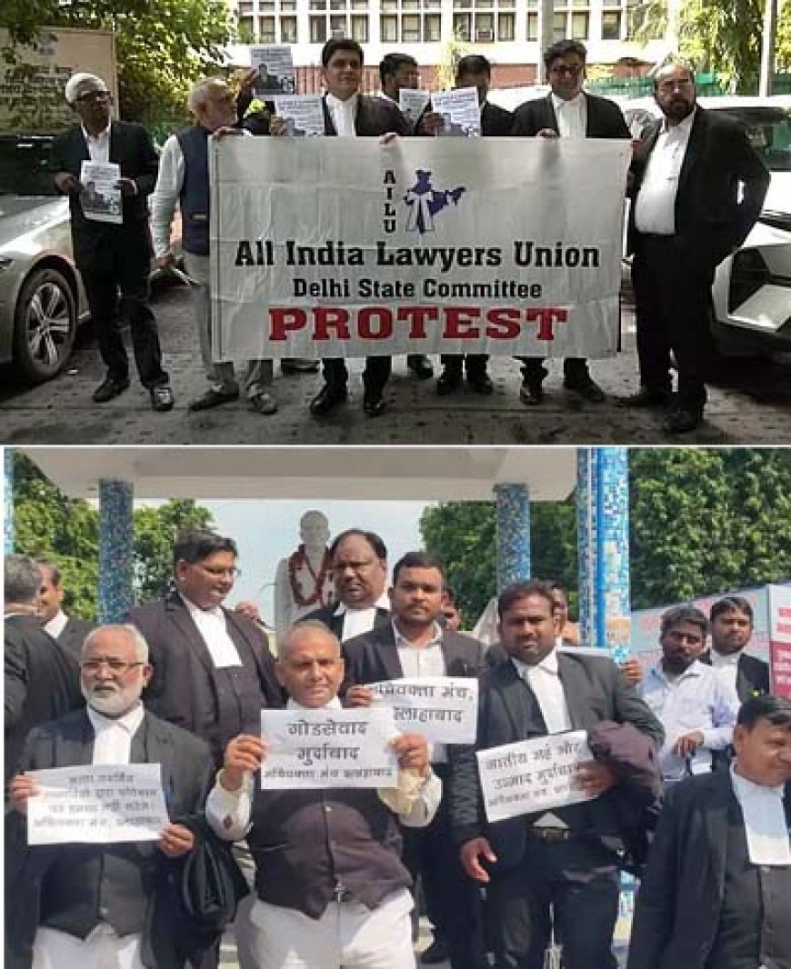 High Court lawyers protest attack on CJI