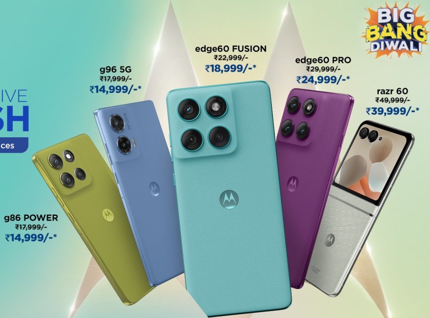 Big Discounts on Motorola Smartphones During Flipkart's Big Bang Diwali Sale 2025