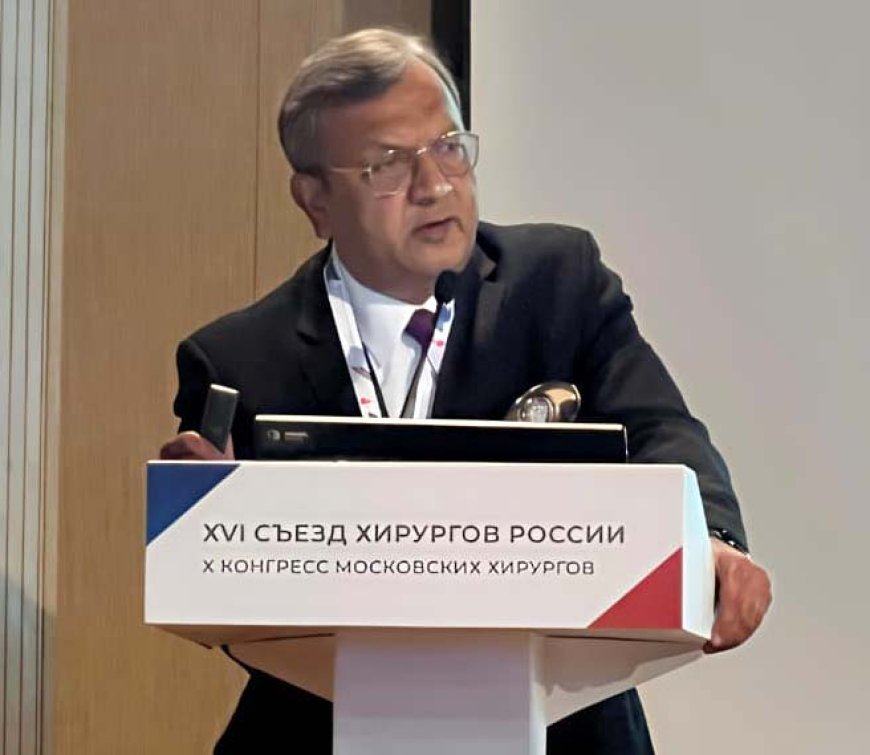 Dr. Probal will participate in the 16th Congress of Russian Surgeons held in Moscow 