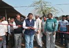 District Panchayat President inaugurated the drainage pipeline