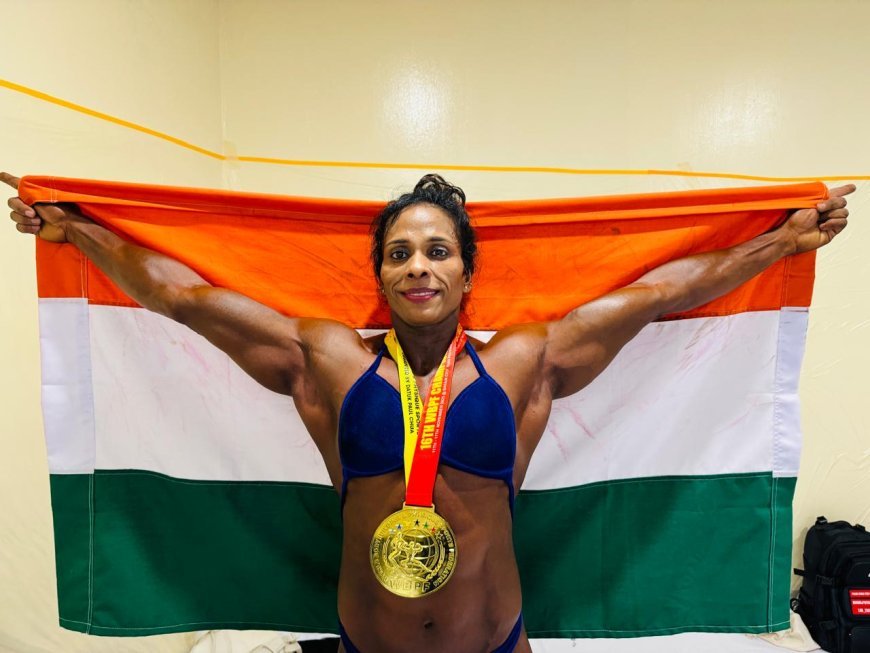 Vandana Thakur Roars Gold: Indian Bodybuilder Triumphs at World Championship in Indonesia