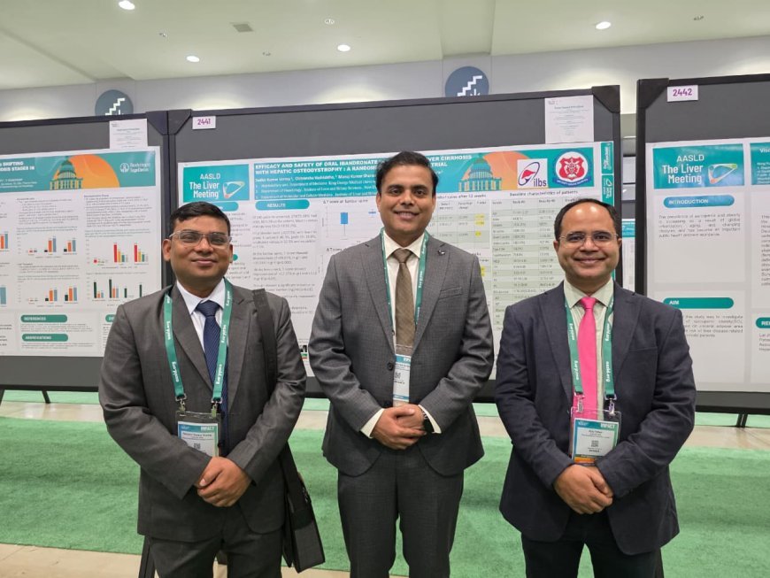 KGMU Faculty Makes History at Global Liver Summit