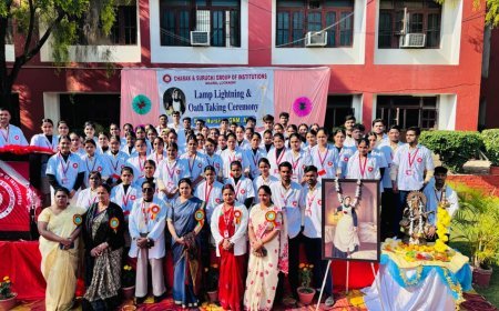 Charak & Suruchi Hosts Grand Lamp Lighting and Oath-Taking Ceremony