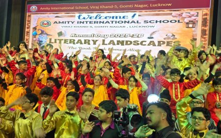 Amity International School Lucknow Celebrates 'Literary Landscapes' in a Grand Annual Extravaganza