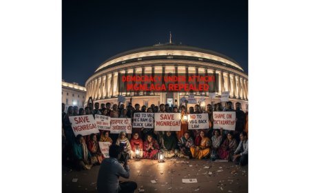 Parliament Replaces MGNREGA; Opposition Stages Overnight Protest