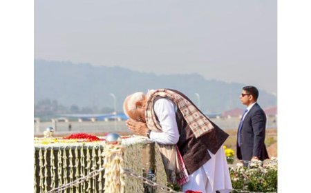 PM Pays Homage to Assam Movement Martyrs