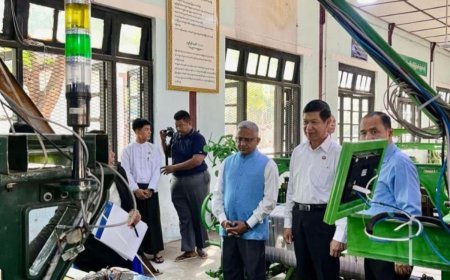 India Handover Three Development Projects to Myanmar