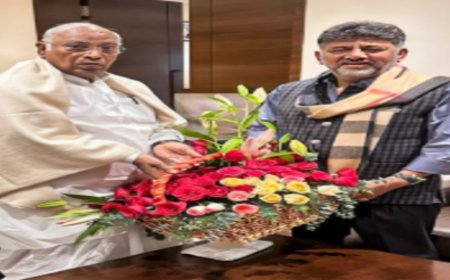 Shivakumar Meets Kharge Amid Karnataka CM Change Rumors