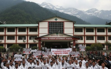 Himachal Doctors Launch Indefinite Strike Across State