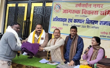 Harsh Vardhan Committee Honors Sanitation Workers with Winter Warmth