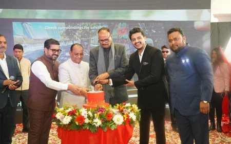 UP Deputy CM Brajesh Pathak Unveils Iconic Tata Sierra at Puneet Autosales Lucknow