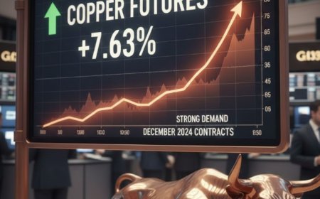 Copper Futures Surge 7.63% on Strong Demand