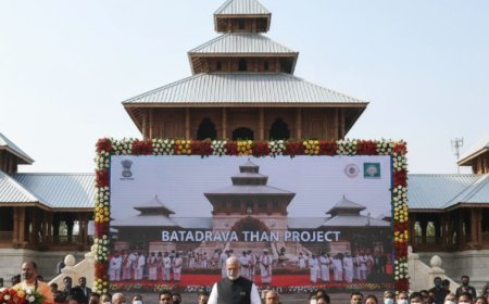 Amit Shah Inaugurates Redeveloped Batadrava Than Project