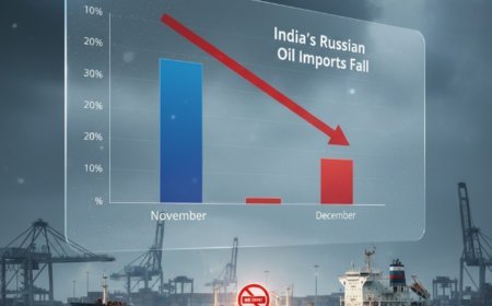 India’s Russian Oil Imports Fall in December