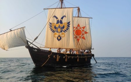 Engine-less 'Stitched' Ship INSV Kaundinya Embarks on Historic Voyage to Oman