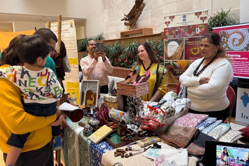 Indian Art Stuns Visitors at Cyprus Wellness Festival