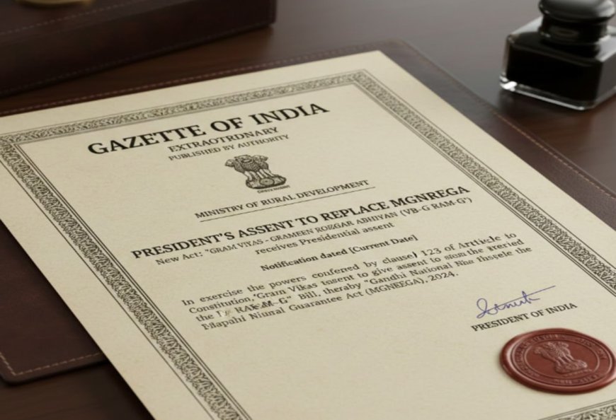 President Assents to Act Replacing Iconic MGNREGA