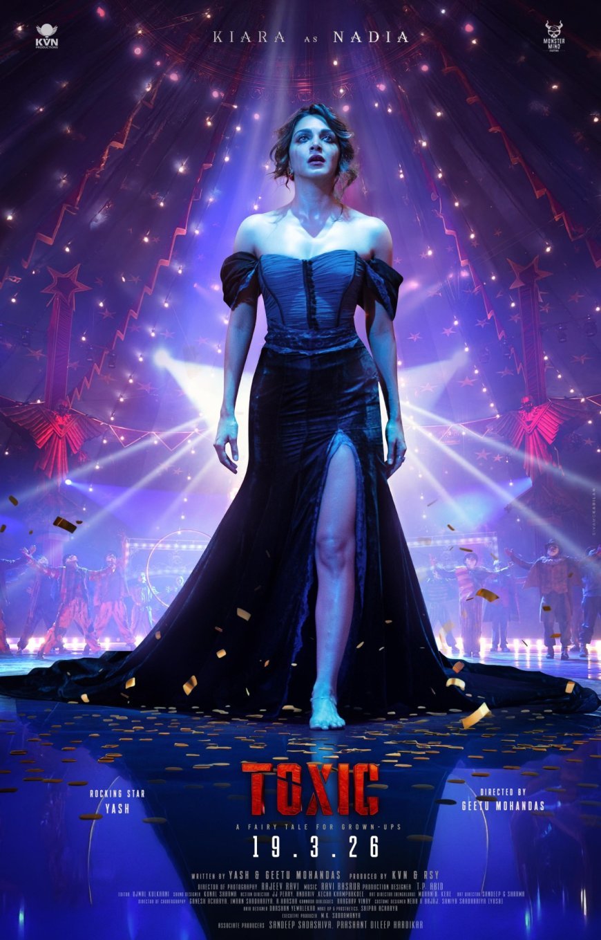 Kiara Advani’s Nadia Look Unveiled in Toxic