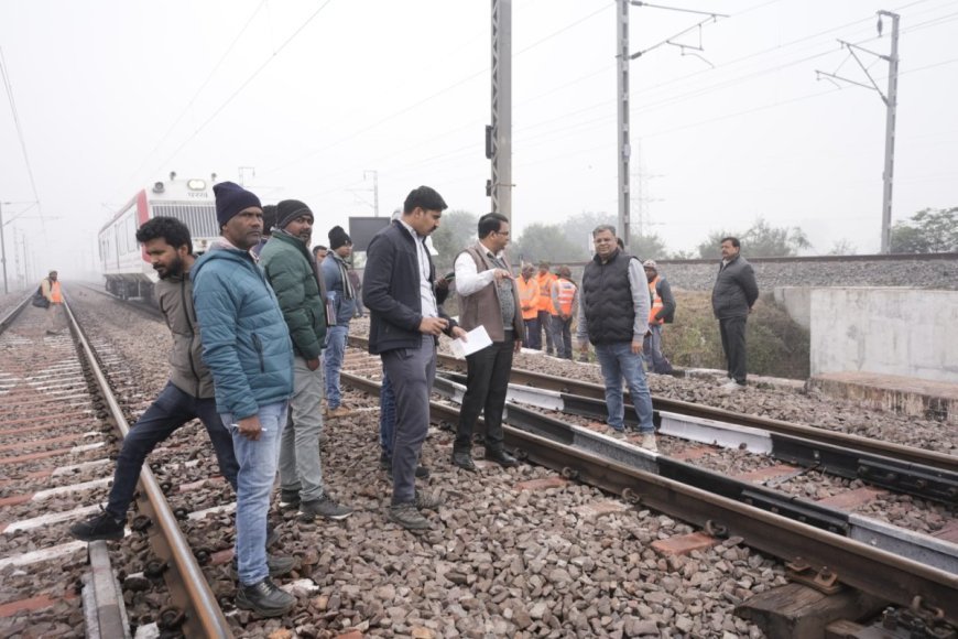 Railway Safety Audit Completed on Kanpur-Etawah Section