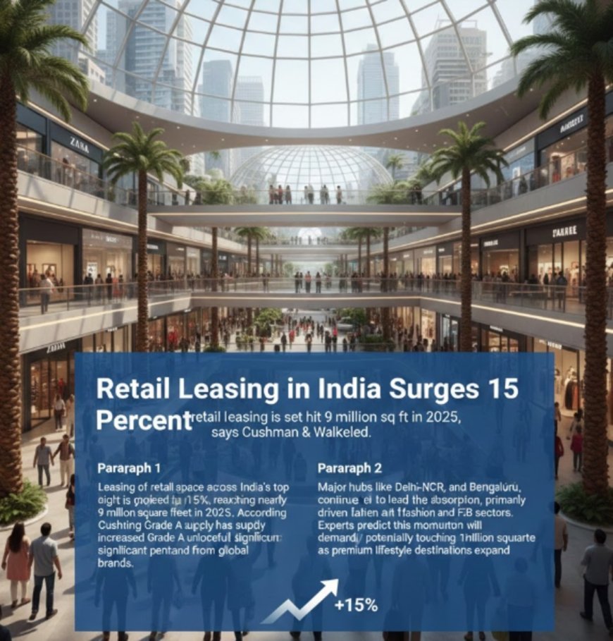 Retail Leasing in India Surges 15 Percent