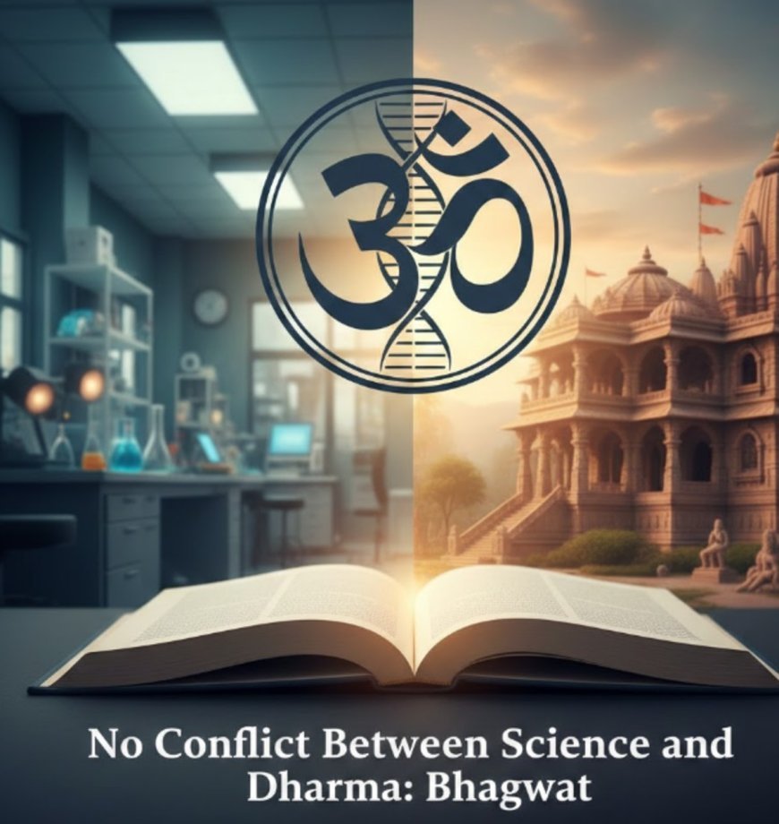 No Conflict Between Science and Dharma: Bhagwat