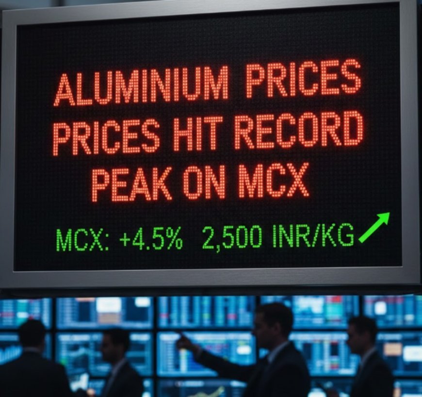 Aluminium Prices Hit Record Peak on MCX