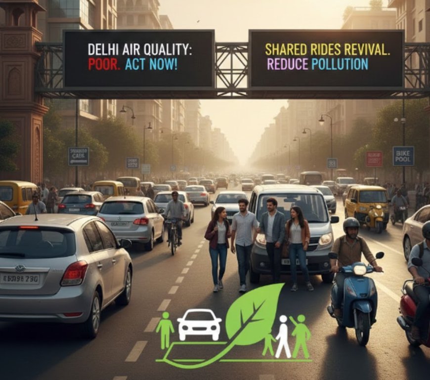 Delhi Pollution Update: Government Considers Shared Taxi Rides Revival