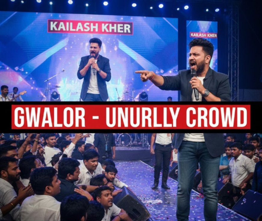 Kailash Kher Slams Unruly Crowd in Gwalior