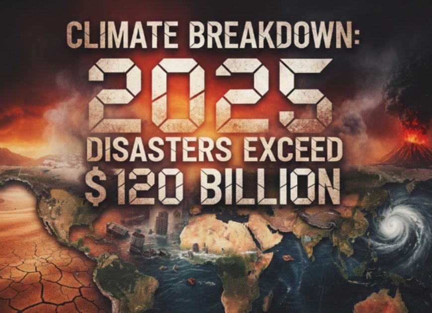 Climate Breakdown: 2025 Disasters Exceed $120 Billion