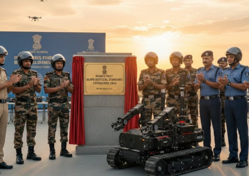 India Gets First Bomb Disposal Standard