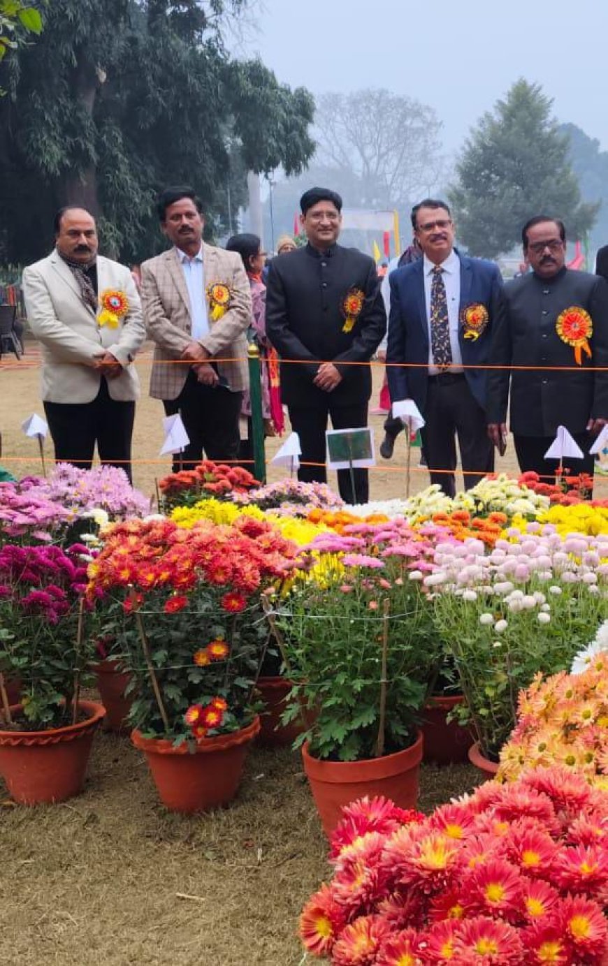 Blooming Glory: Winners Honored at Chrysanthemum and Coleus Exhibition-2025 in Prayagraj
